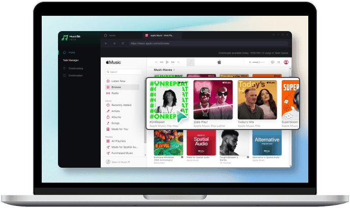 Lancer MusicFab et saisir votre compte Apple Music.