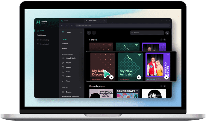 Ouvrez MusicFab et connectez-vous à TIDAL