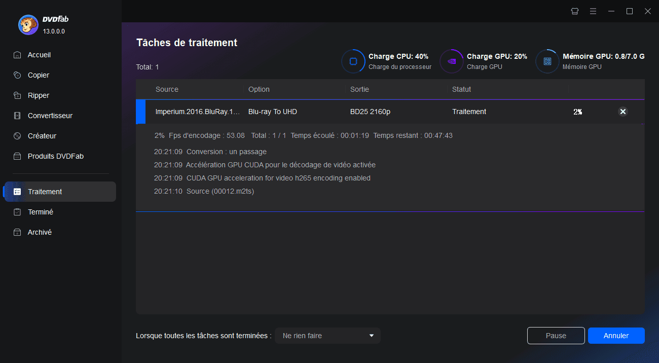 Blu-ray to UHD converter