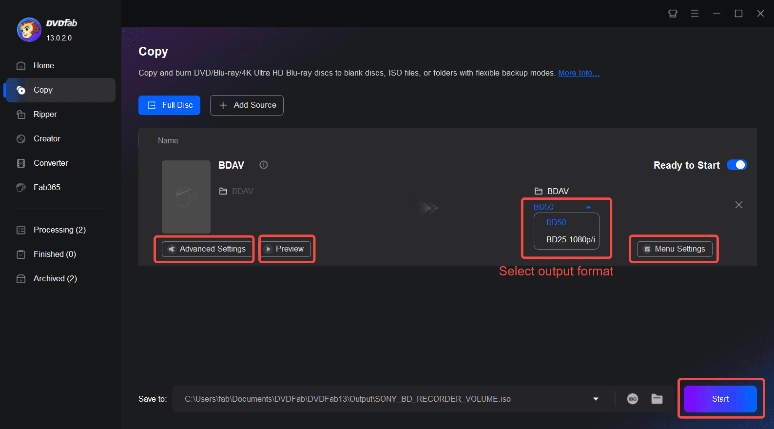 dvdfab blu-ray recorder copy guide 3