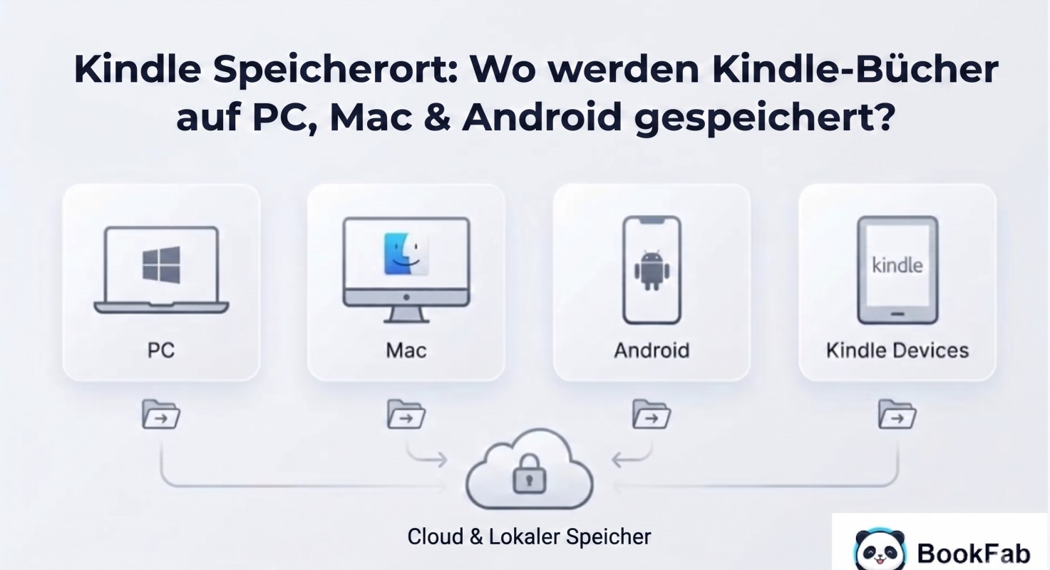 Wo sind Kindle-Bücher auf Windows-PC, Mac, Android und E-Reader gespeichert