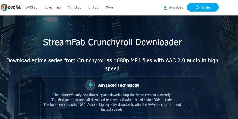 StreamFab Crunchyroll downloader