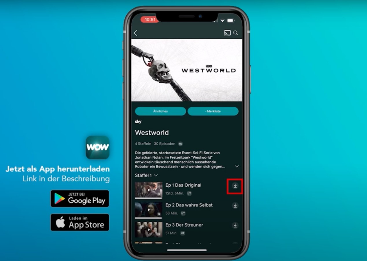 Schritt-für-Schritt-Anleitung zur Nutzung der WOW TV App Download-Funktion