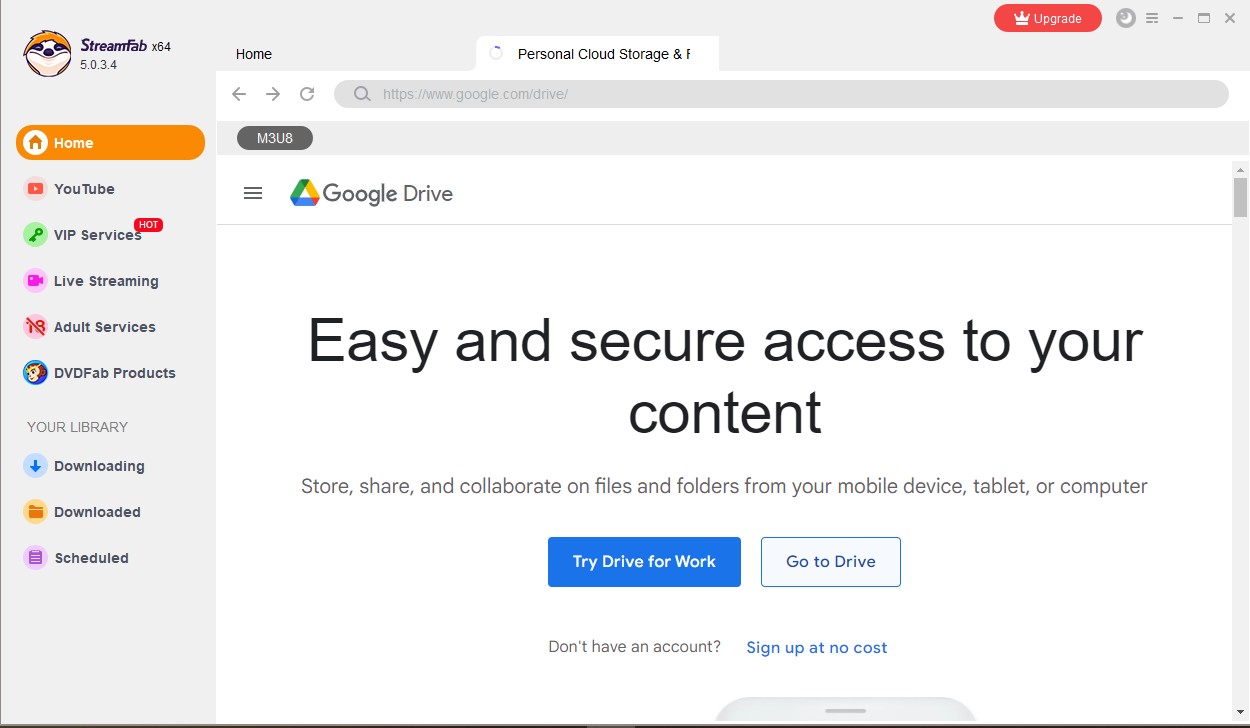 google drive video download:Teil 1: Wie kann man ohne Erlaubnis Google Drive Video downloaden? Mit dem StreamFab Video Downloader 