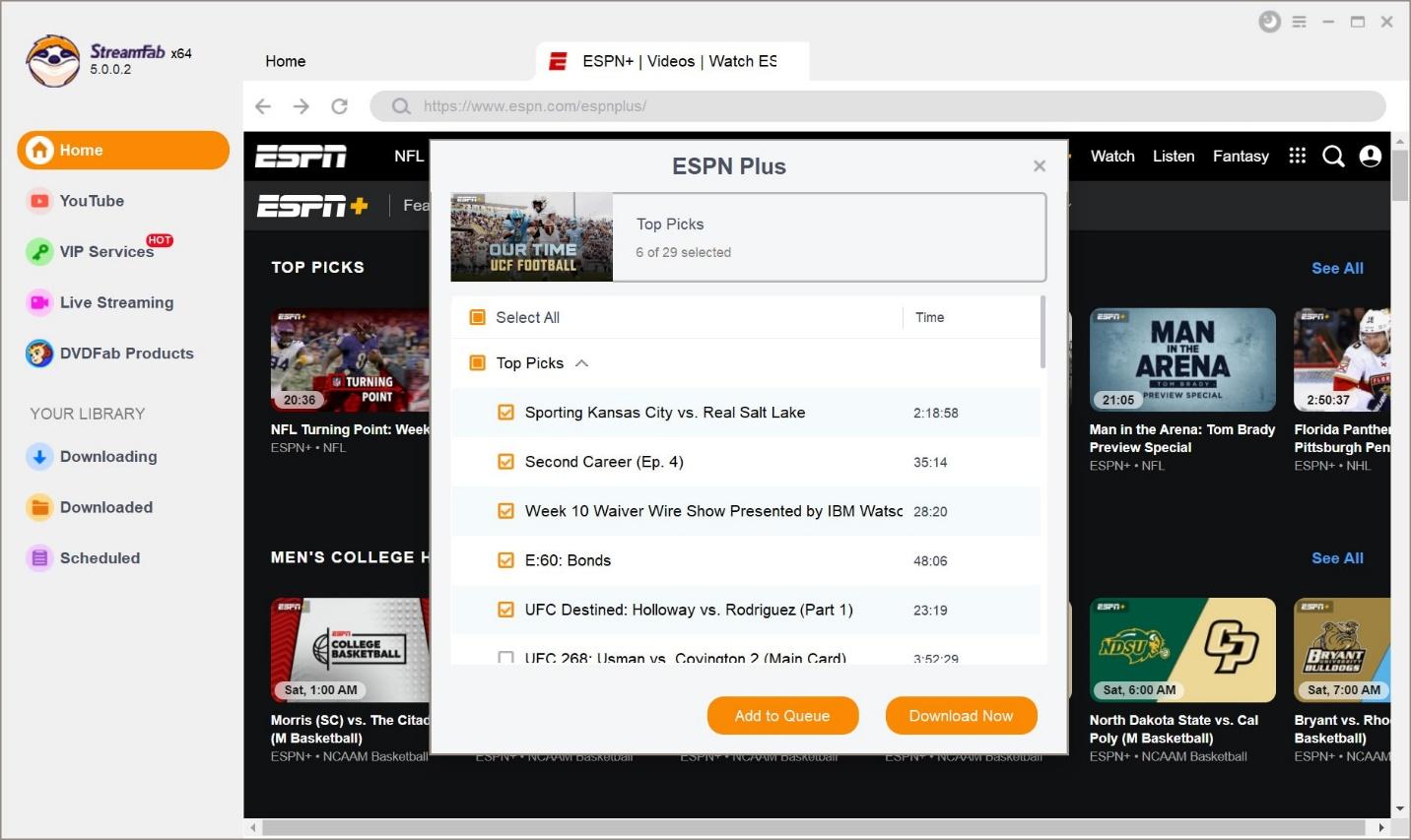 espn live stream:StreamFab ESPN Plus Downloader 