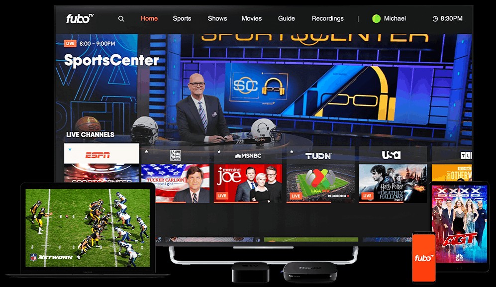 espn live stream:1. FuboTV