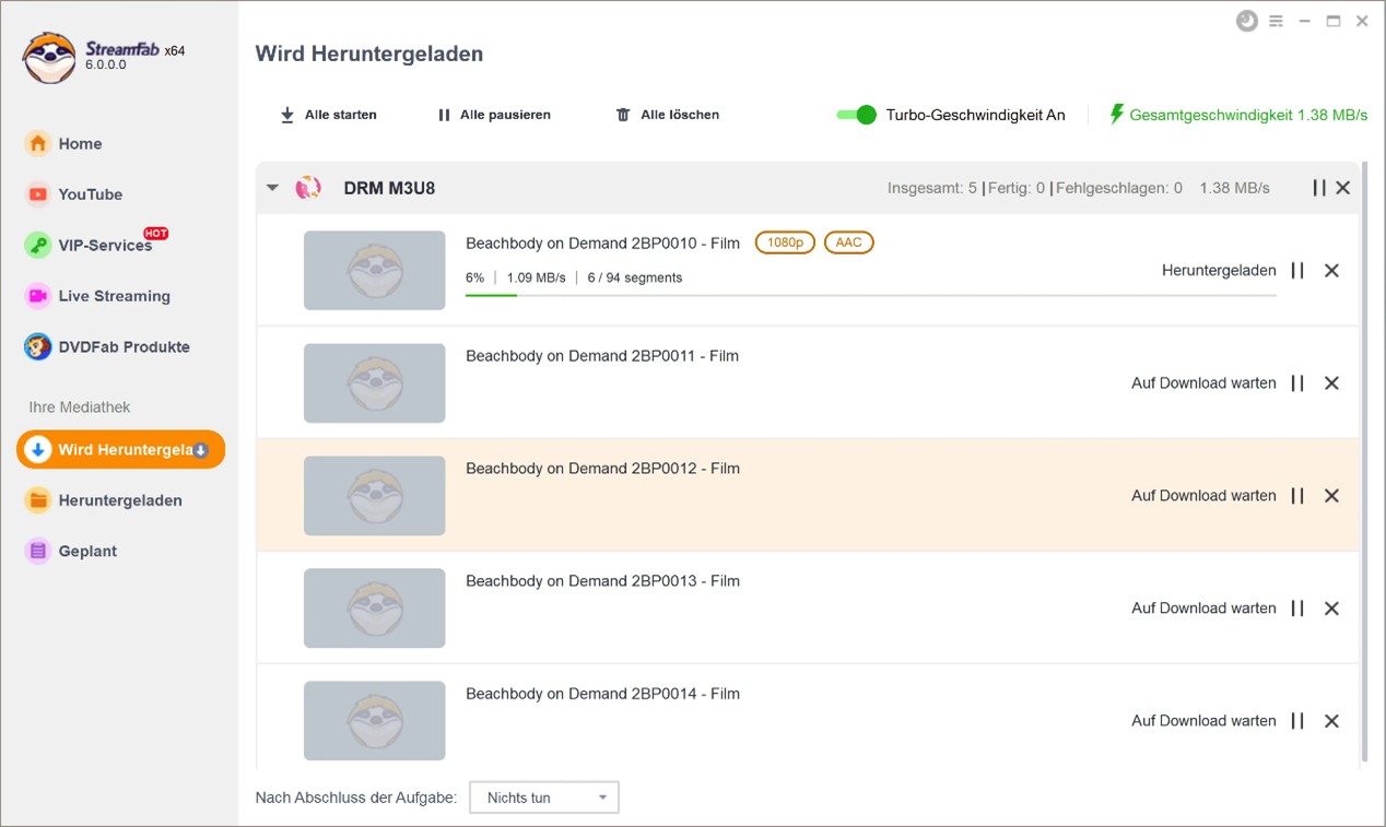 hls downloader:Wie kann man StreamFab DRM M3U8 Downloader downloaden?Schritt 3