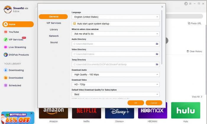 facebook video download:2.2 StreamFab YouTube Downloader Einstellungen