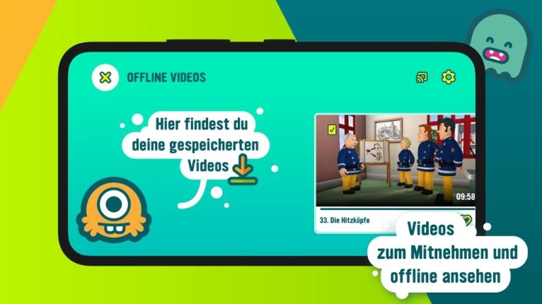 Download der KiKA Videos über KiKA-Player App