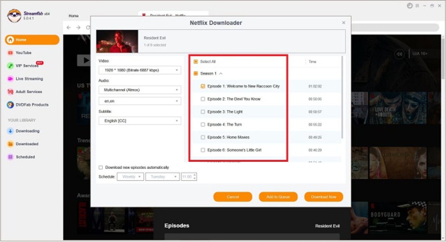 netflix offline schauen, netflix offline:Wie lädt man Netflix-Videos zum Netflix offline schauen auf den PC herunter?