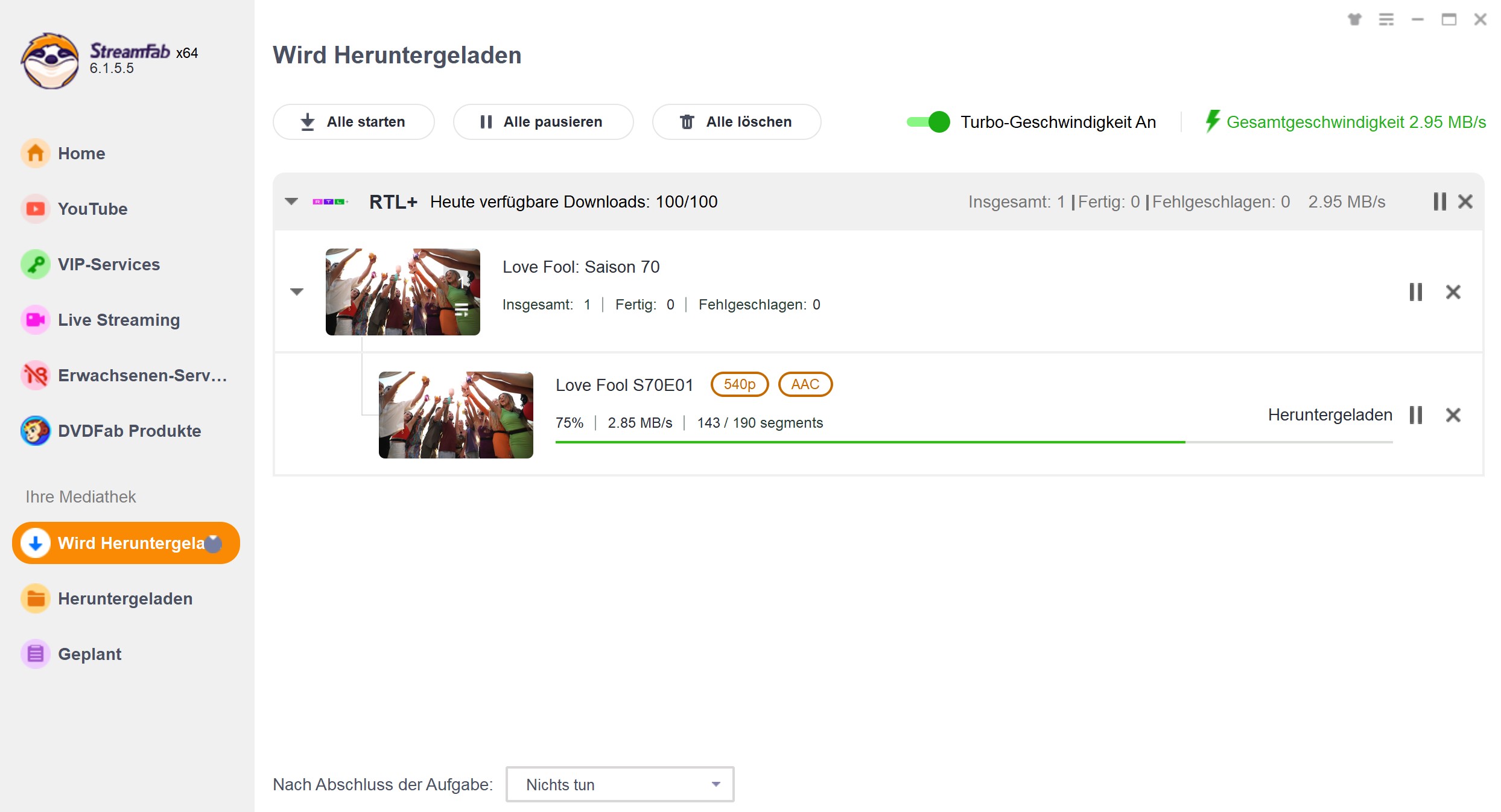 Schritte zum Herunterladen von Videos mit StreamFab Video Downloader