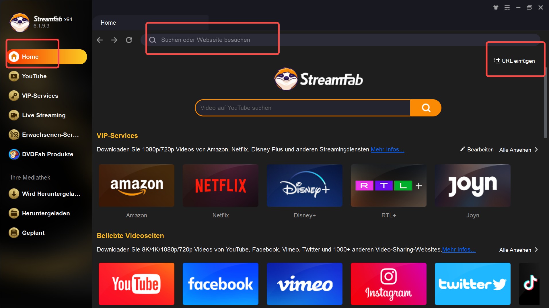 Videos-Downloader für PC: StreamFab Video Downloader