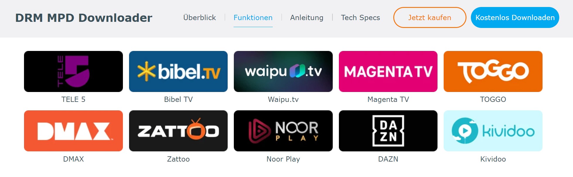 Alternative: Waipu TV aufnehmen ohne Werbung mit StreamFab