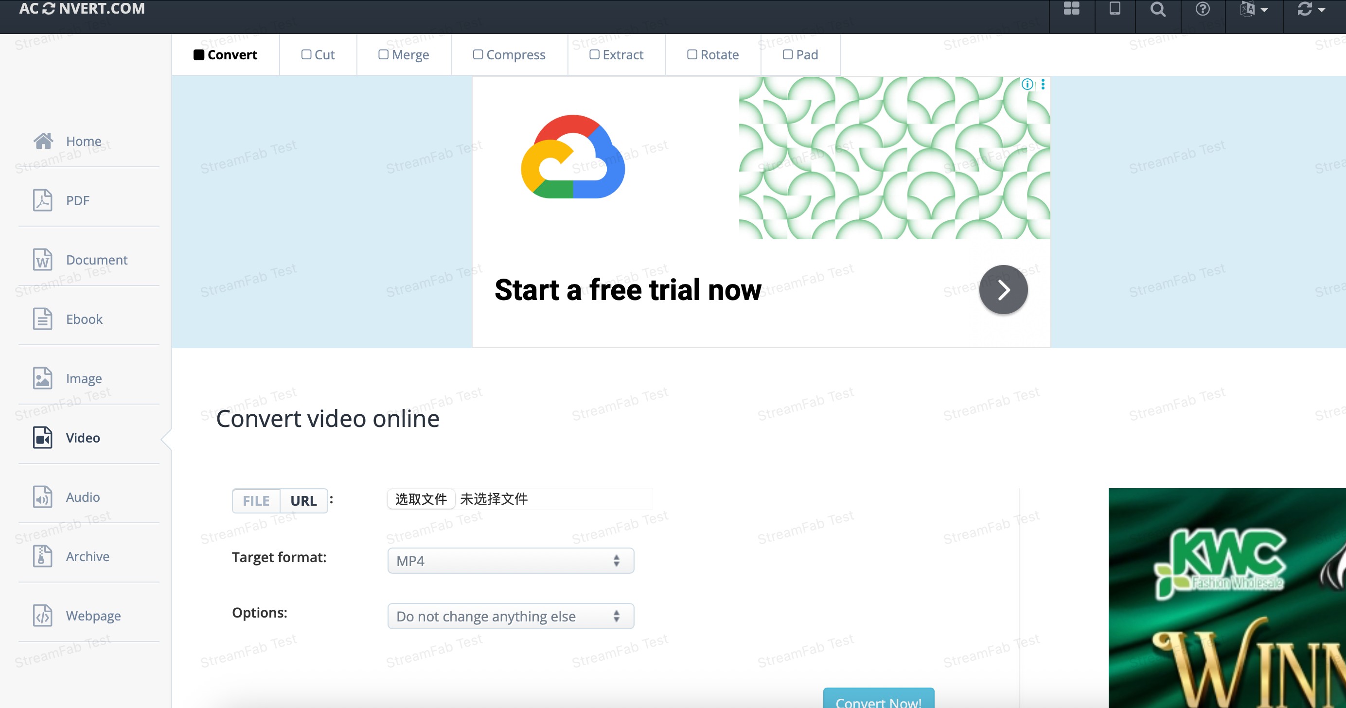the best way to convert m3u8 to mp4 in 2025: step 1 of online tool