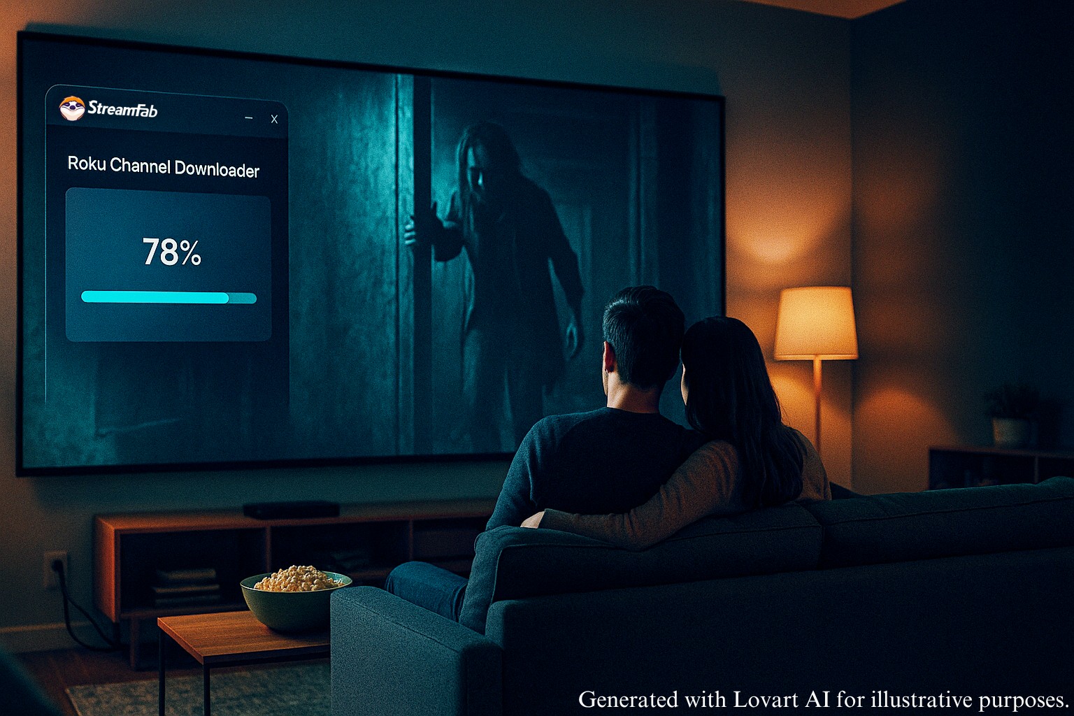 download video from Roku channel