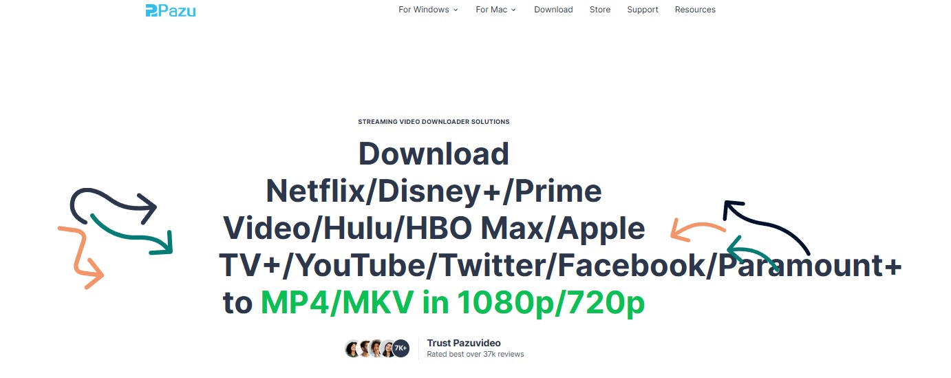 Pazu video download not work