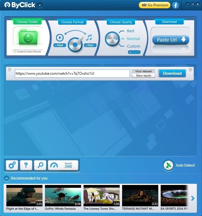 free video downloader for pc:6. By Click Downloader