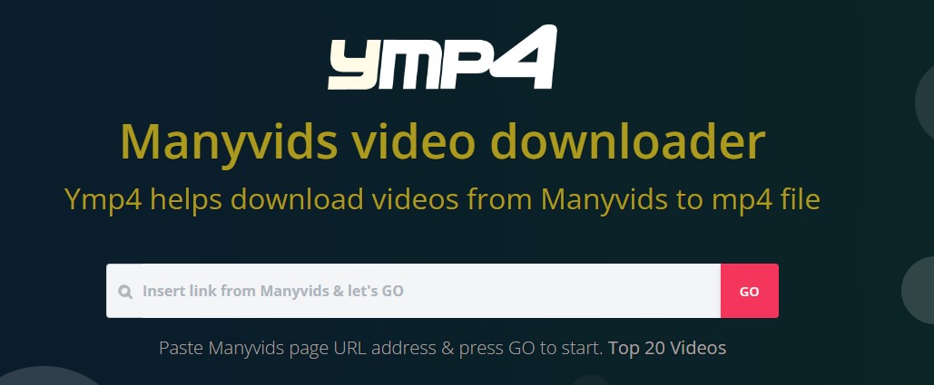 Save manyvids download using Ymp4