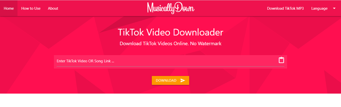 tiktok audio downloader:7. MusicallyDown