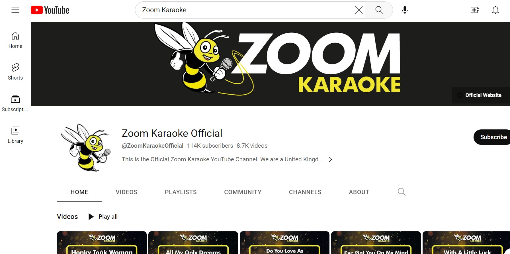 Zoom Karaoke