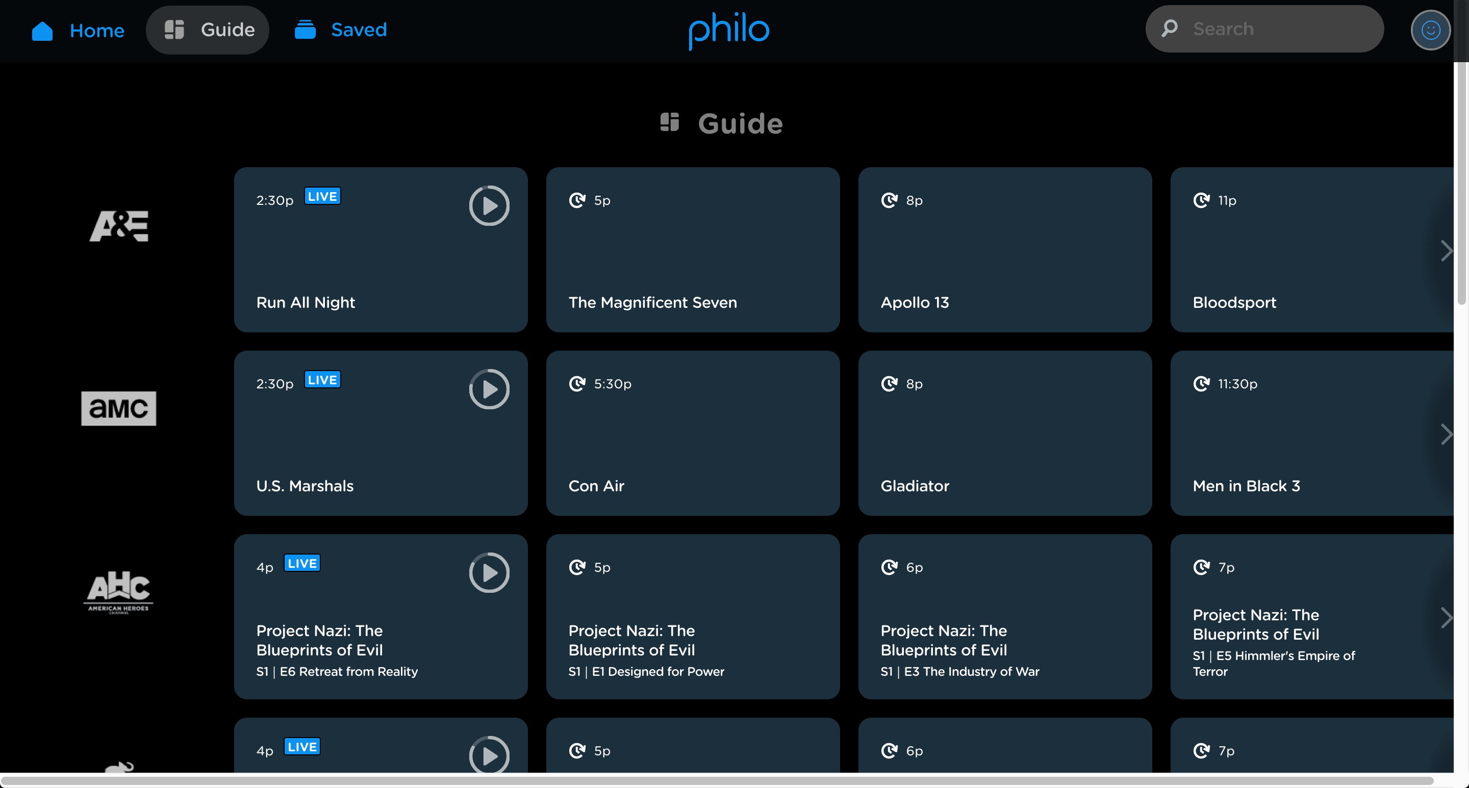 Alternatives to YouTube TV: Philo