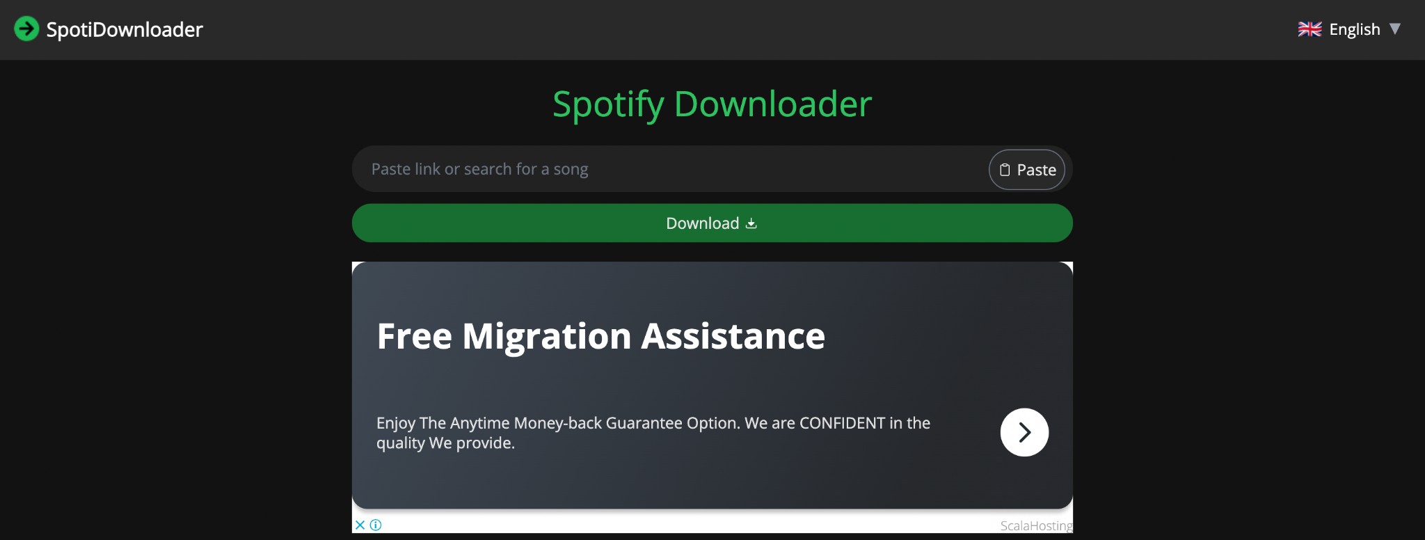 Convert Spotify to WAV Online via SpotiDownload