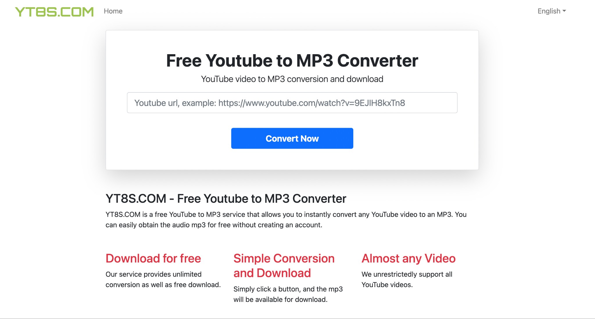 YT8S. COM: Easy & Quick YouTube Audio Ripper