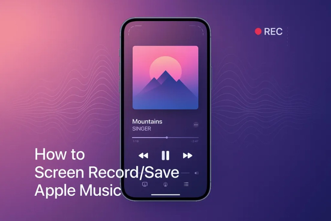 how to screenrecord apple music