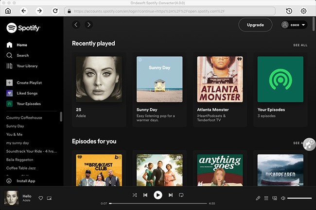 Ondesoft Spotify Converter