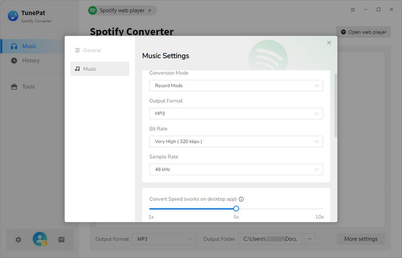 Customise the output formats