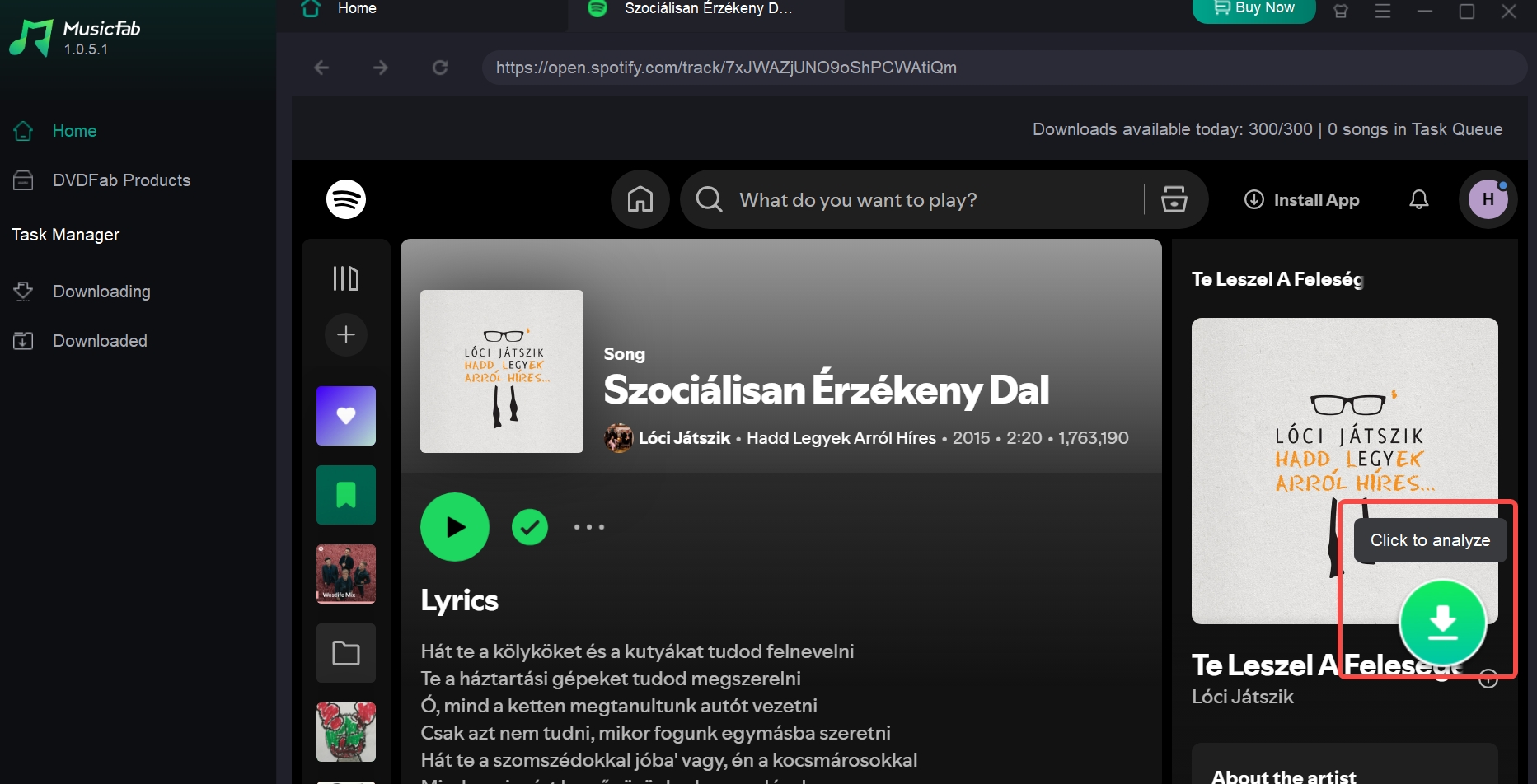 musicfab spotify conveter