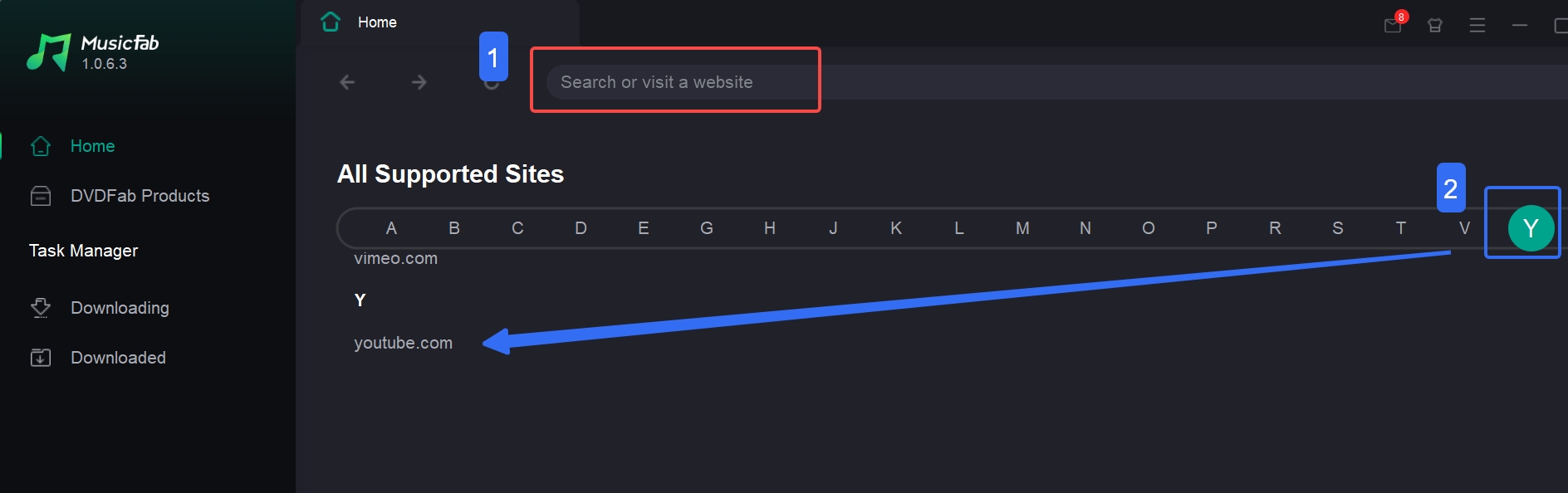MusicFab-locate-youtube