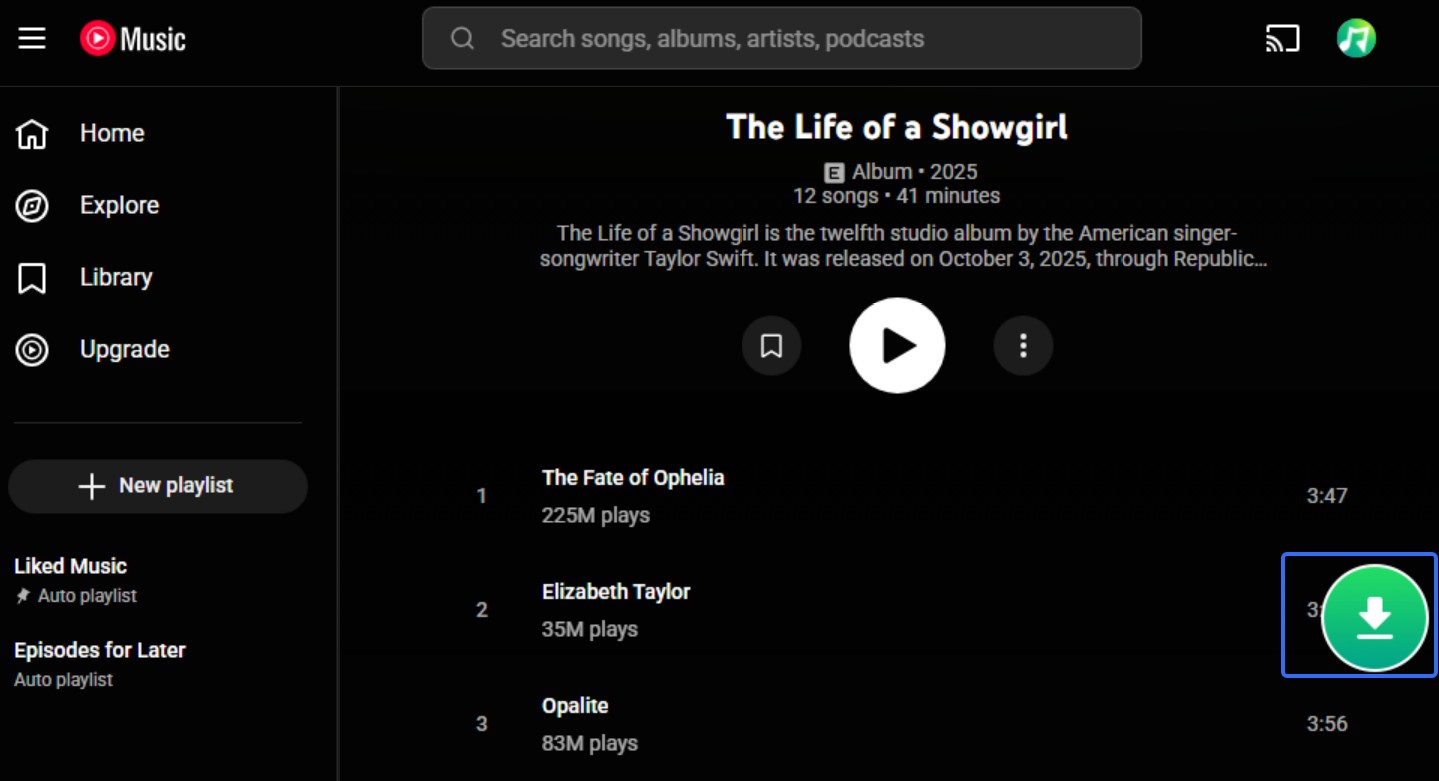 click the arrow button in the bottom-right corner