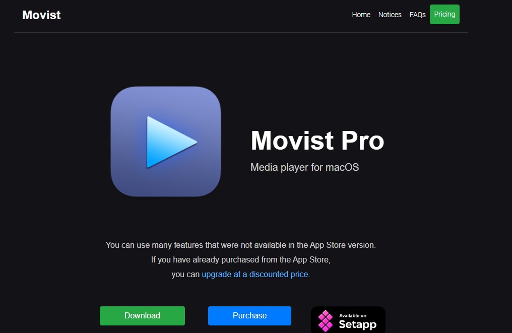 Movist Pro:MP4 player for mac