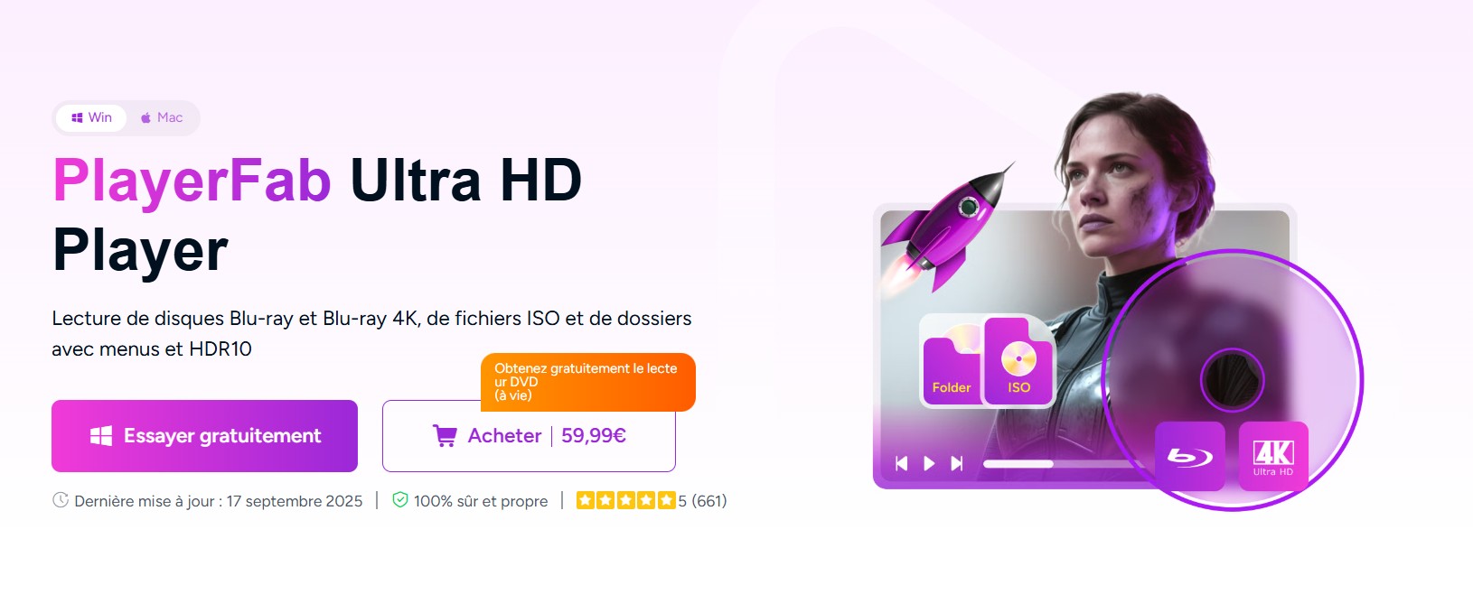 Lecteur DVD ne lit pas de disque : Partie 4 : Meilleur logiciel de lecteur DVD