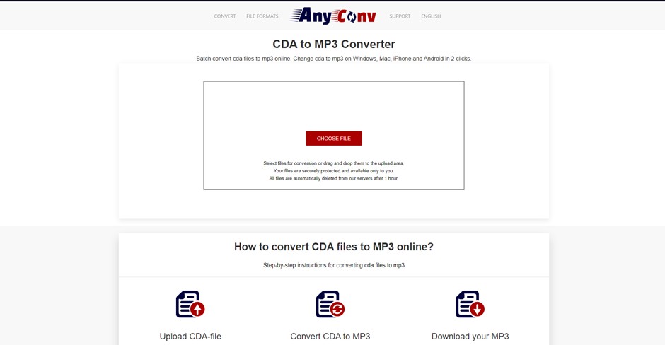 cda to mp3:AnyConv – Online Tool to Convert CDA to MP3