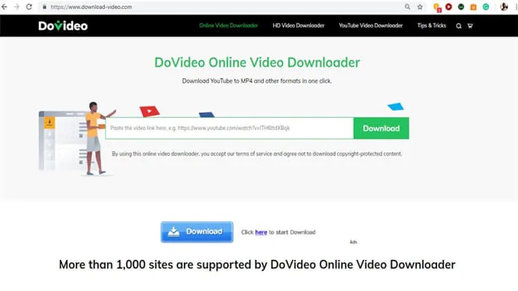 dailymotion to mp4:DoVideo Online Video Downloader