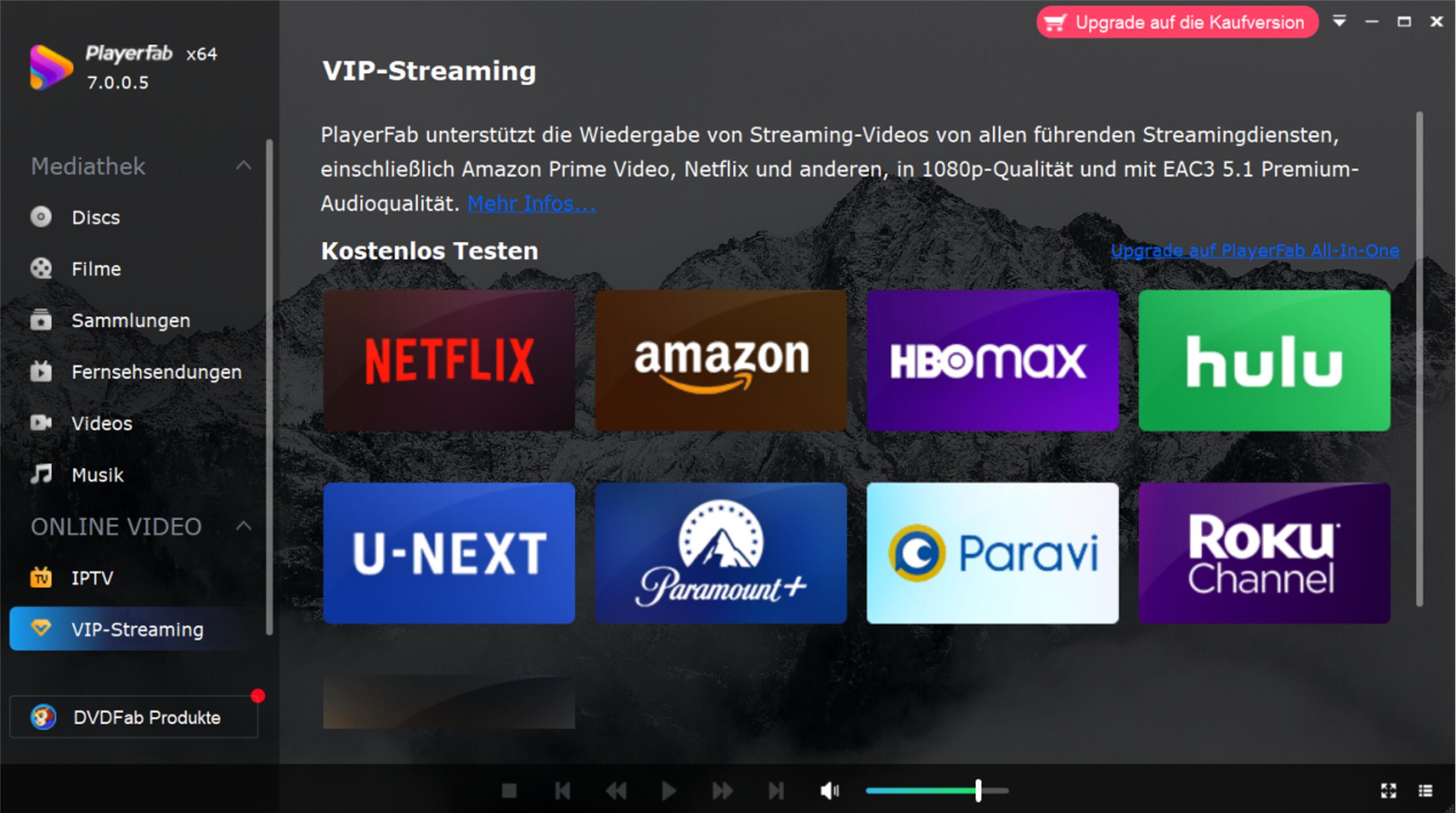 4K Media Player:PlayerFab Ultra HD Player