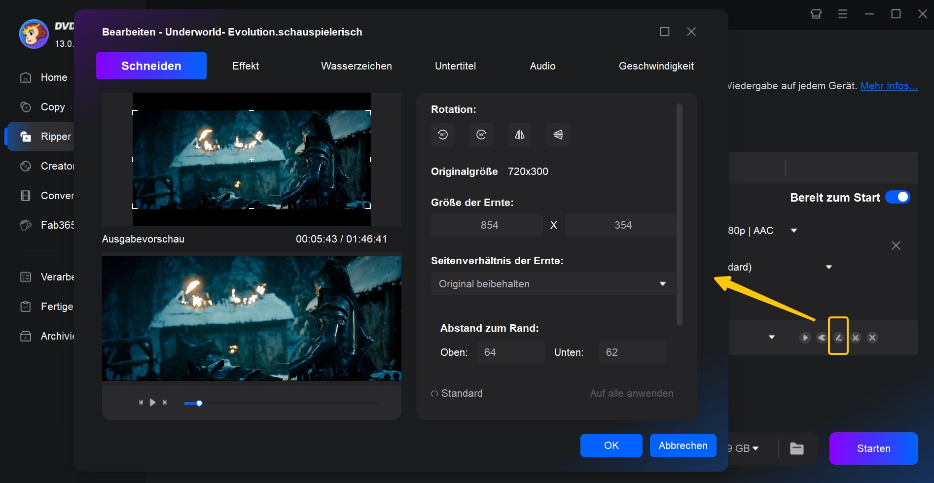 AnyDVD Alternative-DVD Videos bearbeiten mit DVDFab
