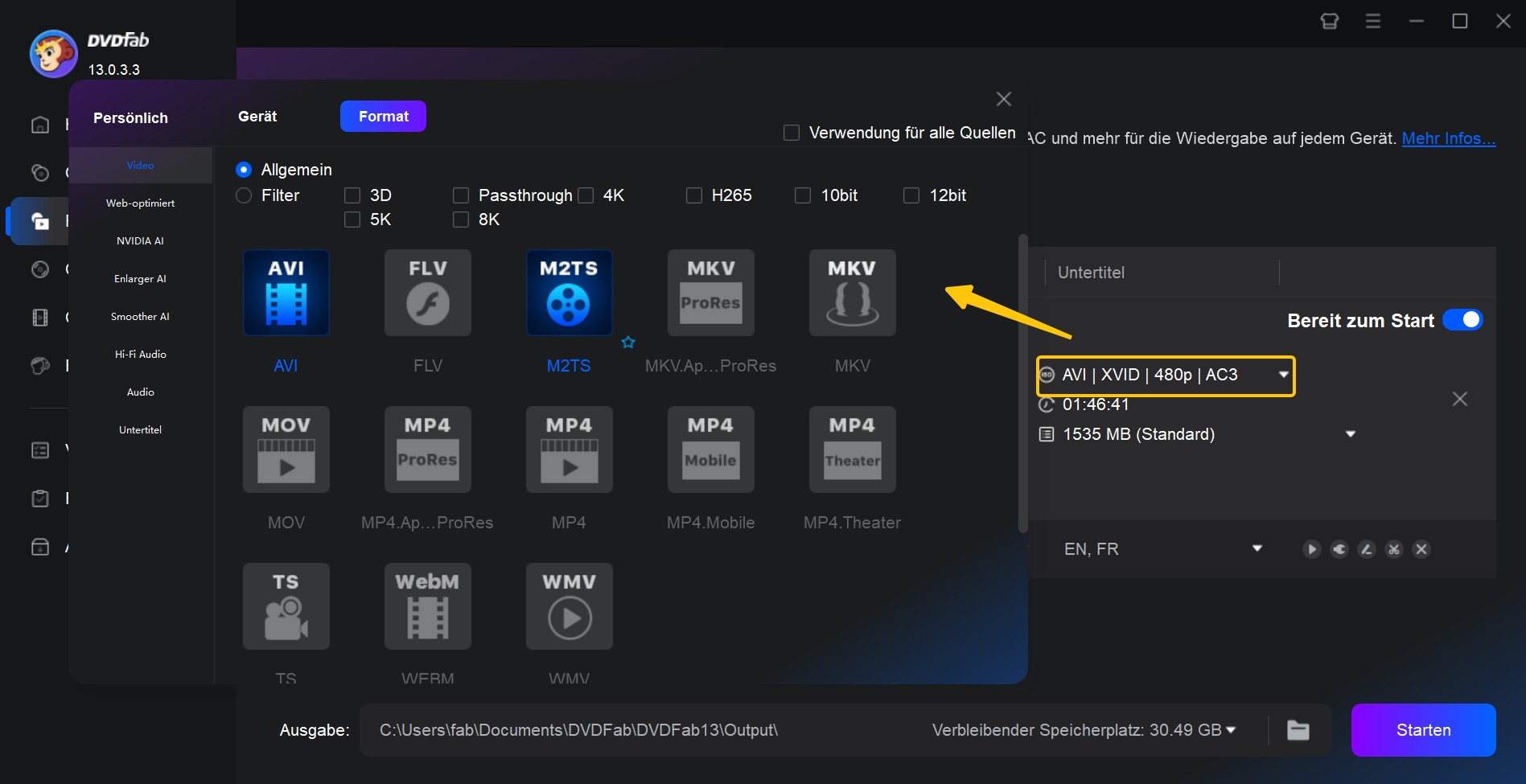 AnyDVD Alternative-DVD Videos bearbeiten mit DVDFab: Laden Sie Ihre DVD Datei(en)