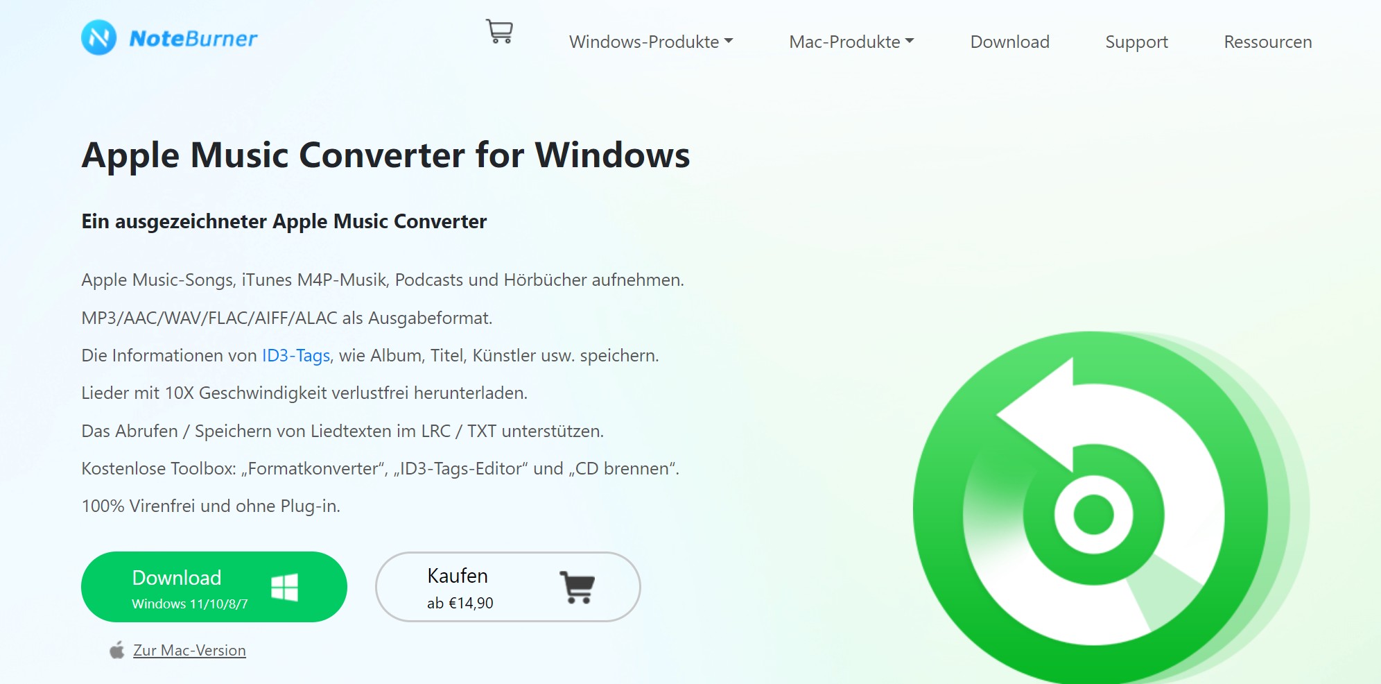 NoteBurner Apple Music Converter