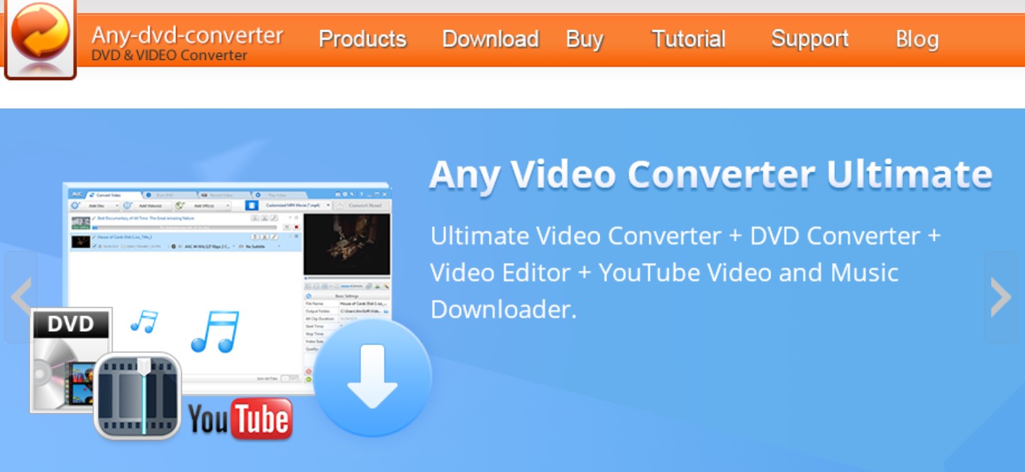 DVD Converter zum DVD konvertieren: Any Video Converter Free