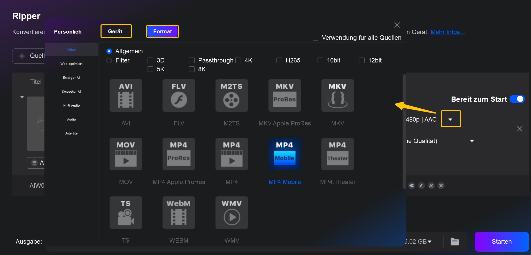 rip dvd mac:Teil 4: Wie rippen Sie (geschützte) DVDs mit dem DVDFab DVD Ripper?