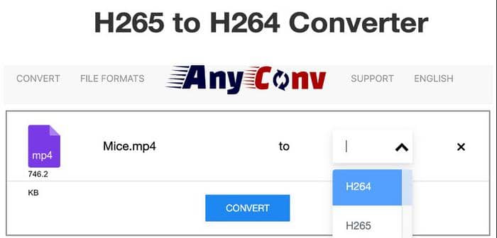 hevc codec:(2) H265 in H264 konvertieren