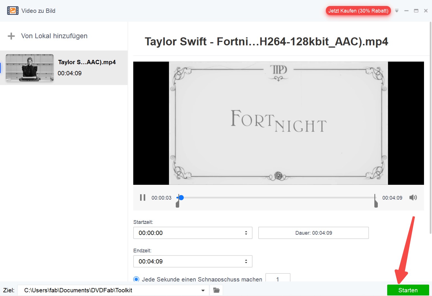 DVDFab Toolkit - Video zu Bild Software