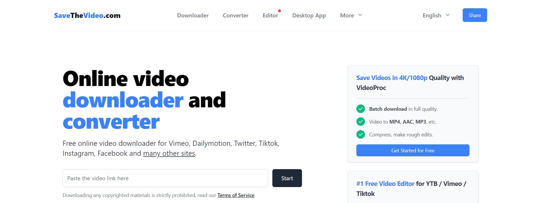 Download any video:4. SaveTheVideo Video Downloader