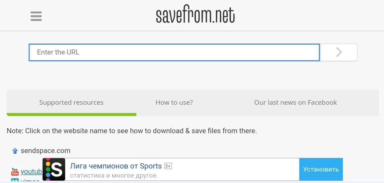 Download Video from Link for Free:2. Savefrom.net