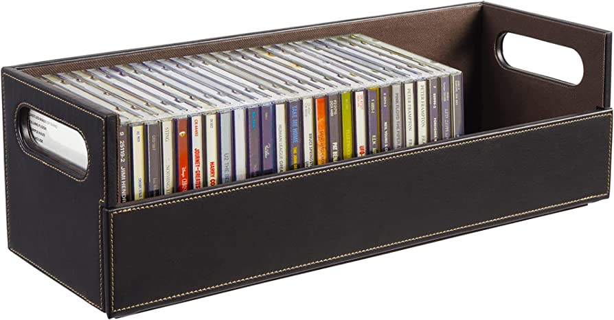 9. Modular Stackable CD/DVD Storage Cubes