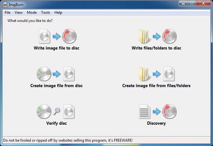 Rip DVD to ISO with ImgBurn