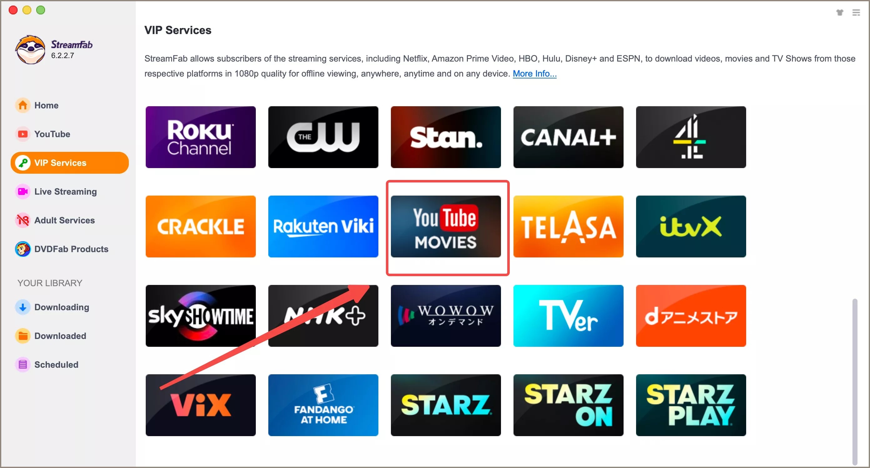 Top 8 Best Iranian Movies on YouTube 2025: step 2 of streamfab YouTube movies downloader